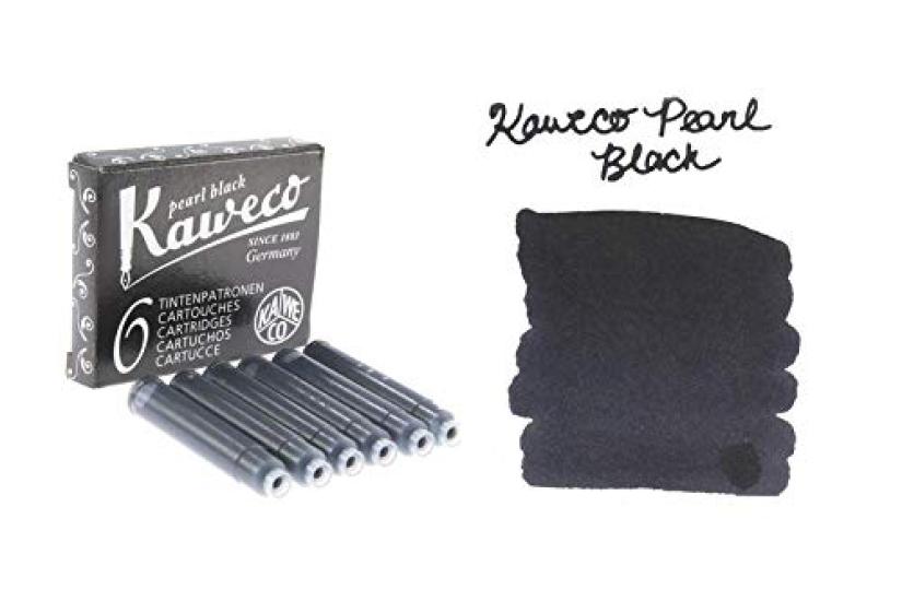 Kaweco AL Sport Fountain Pen Gift Set with Black Ink Cartridge (Medium Pen) (Brass)