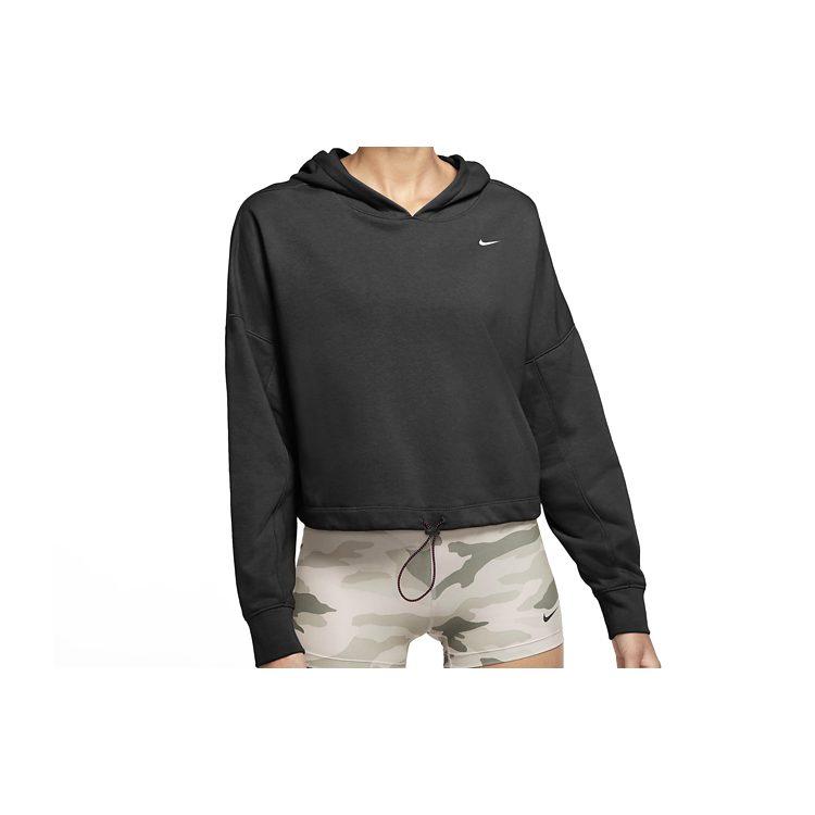 Nike Sweatshirts Women's Black Hooded Moderate Regular CU5052-010