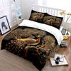 "Peacock Art Three-Piece Set Decor" Soft Skin-Friendly Bedding Set Includes 1 Duvet Cover And 2 Pillowcase, Gift