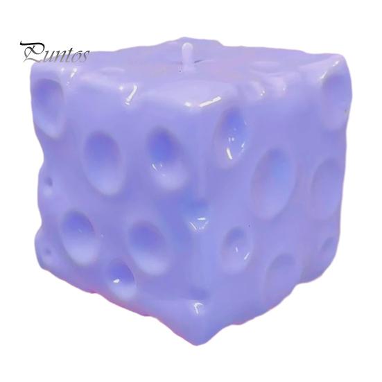 Realistic Cheese Shaped Toys Blueberry Squeeze Toy, Stress Relief Block Sensory Slow Tools Rising Cube Pinch Toy for Home Office Focus Aid Fidget