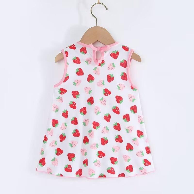 Summer Baby Dress Beautiful Fashion Girls Infant Princess Dresses A-Line Cotton Children Soft Clothes Kids Clothing Dress