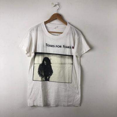 Vintage 90s Tears For Fears TShirt  Rare Elemental Tour Tee S5XL PA6920