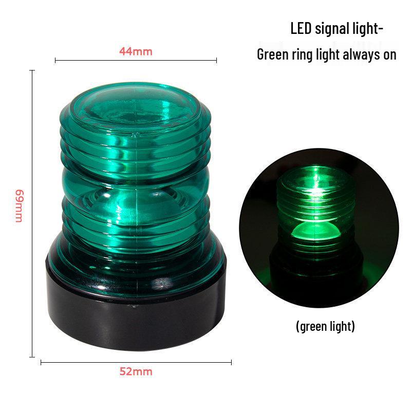 

Marine LED Yacht Stern & Side Indicator Light, 360° White Ring, 12-24V
