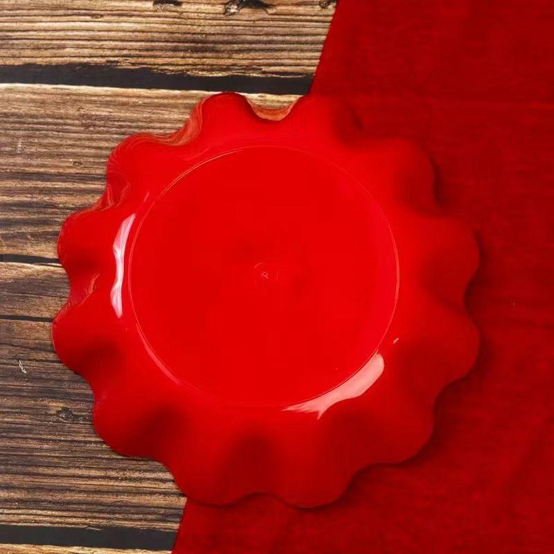 

Chinese Wedding Red Candy & Dried Fruit Plate