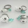 Novelty Sea Lions Shape Key Ring With Glowing Function Plastic Resin Key Holder Accessory For Night Safety Use