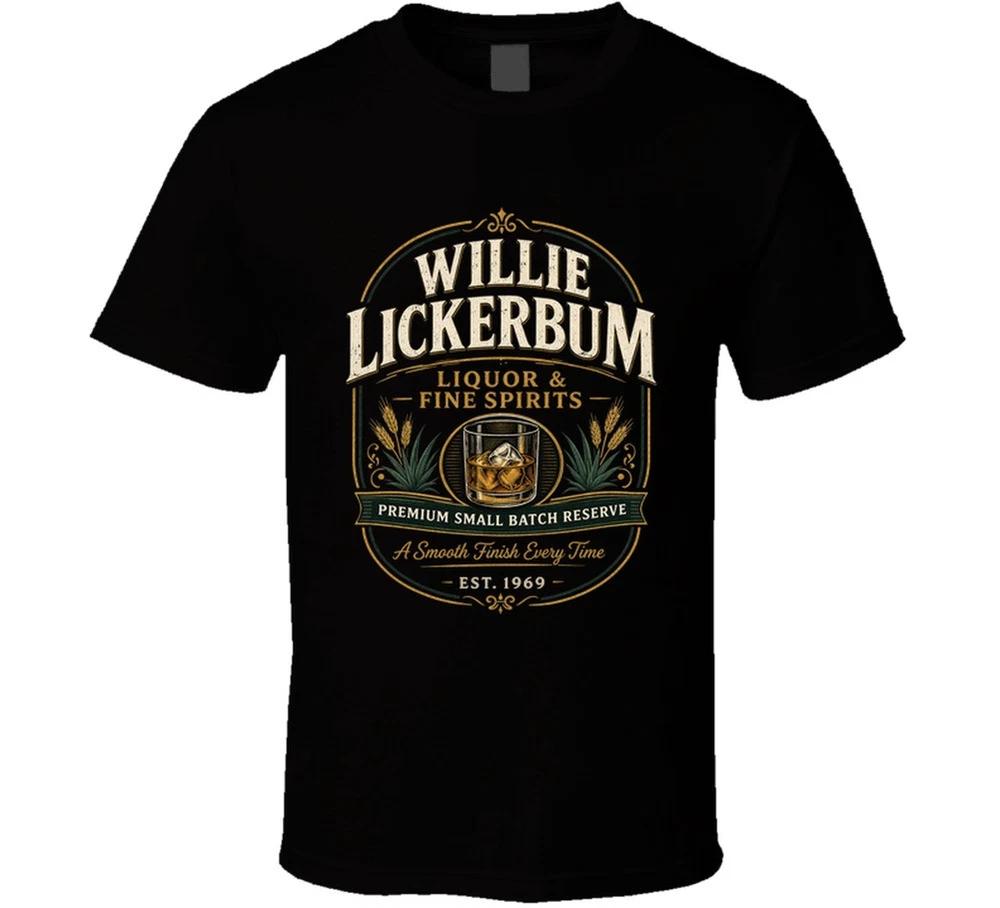 Willie Lickerbum Premium Small Batch Reserve Smooth Finish Every Time T Shirt S