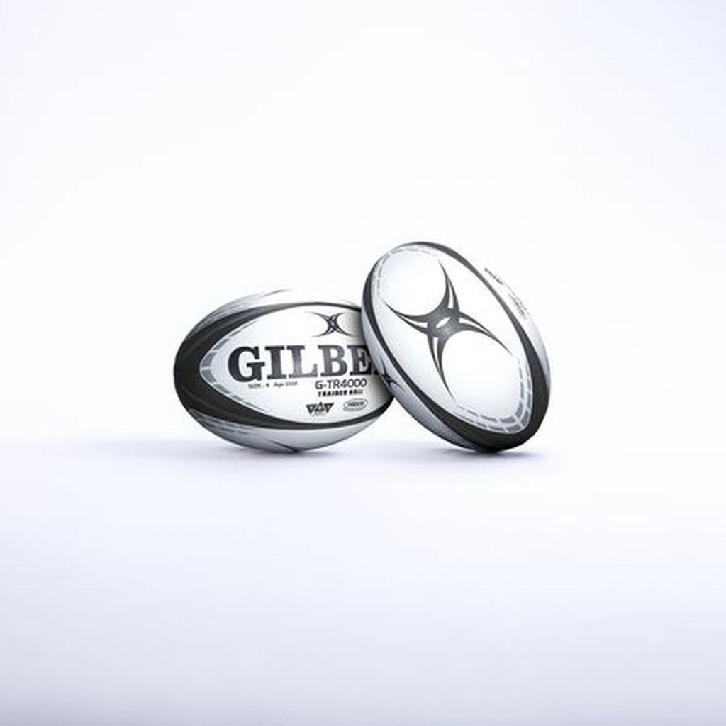 Ballon de rugby d'entrainement - GTR4000 - Noir - GILBERT - Taille 4