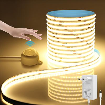 PIR Motion Sensor COB LED Streifen Licht 24V Led Licht Band Treppen Korridor Schlafzimmer Wand Küche Schrank Hintergrundbeleuchtung beleuchtung