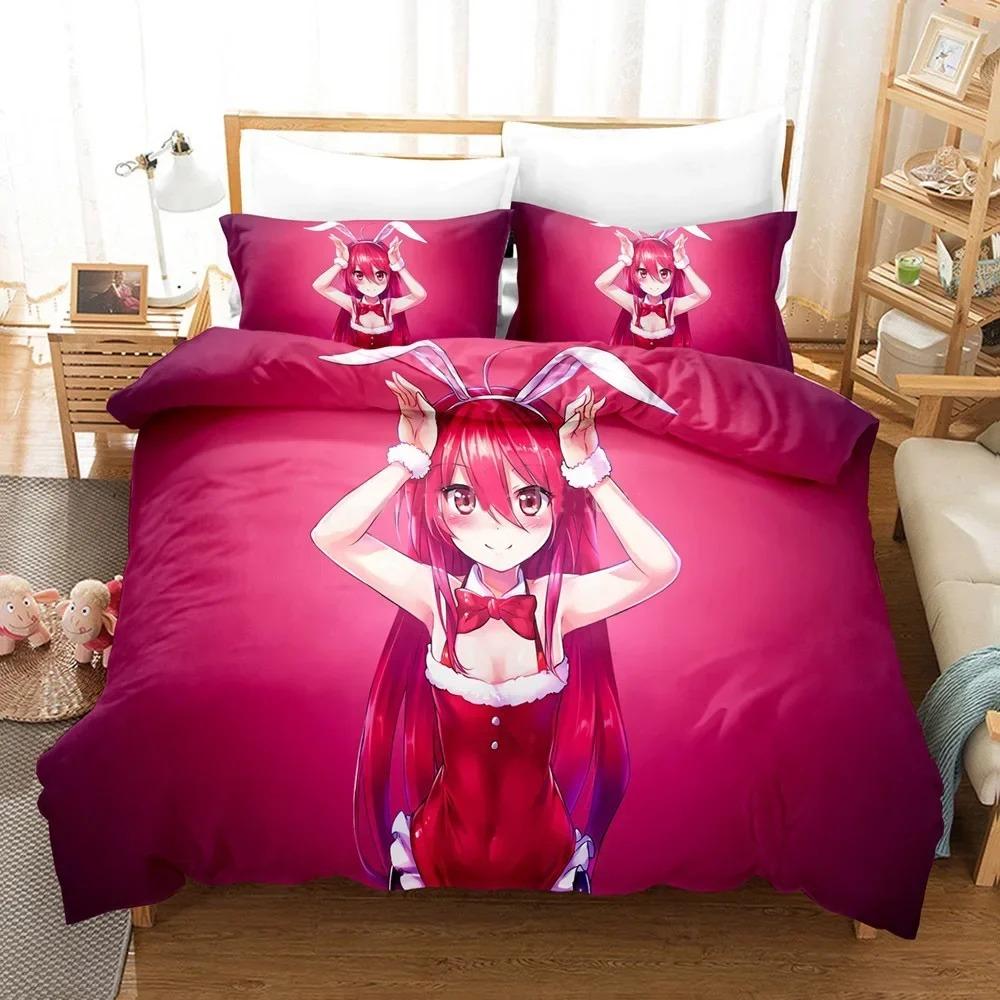 Comfortable Cartoon Pattern Duvet Cover Set With Duvet Cover And Pillowcases King Queen Twin Sizes For All Ages