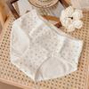 Antibacterial Floral Cotton Underwear for Women High Waist Extended Gusset Non Wedgie Panties