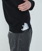 Deossingindeeodeeo Composed Slit Knit Black