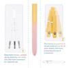 5Pcs Stress Relief Carbon Gel Pens Set High Value Rainbow Press Type Quick Drying for Students Nurses Journal Office Supplies