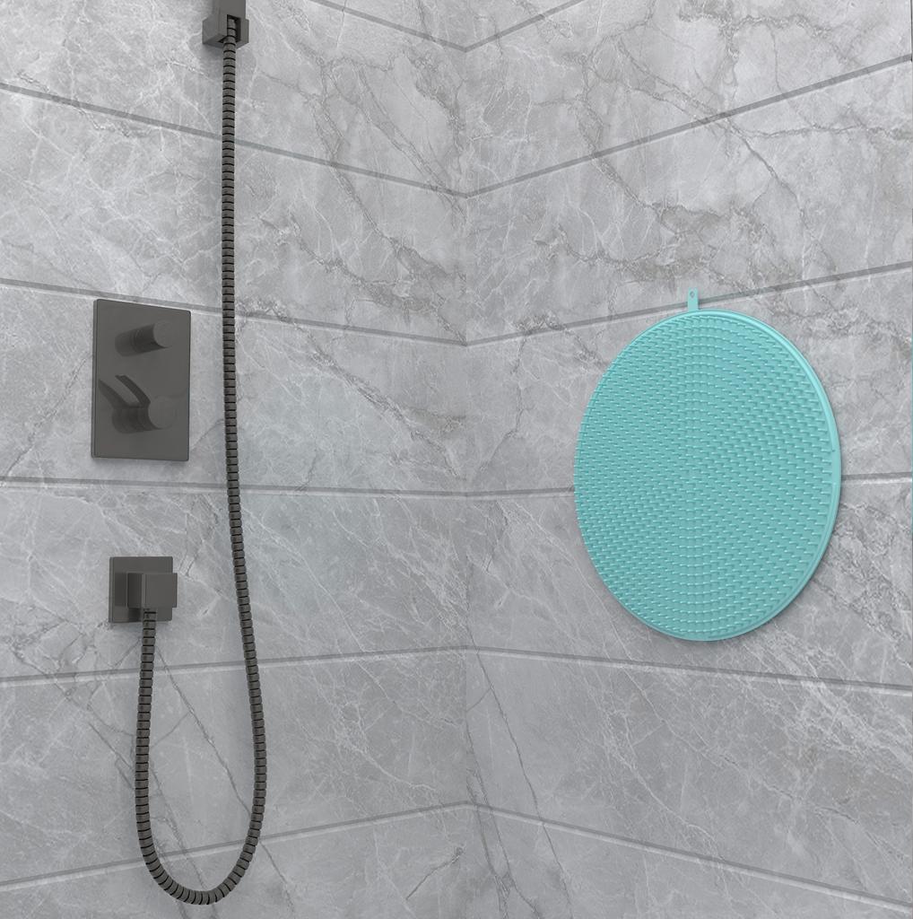 Silicone Lazy Person Esfregando Artefato de Volta Toalha de Banho Massagem Almofada de Parede Traseira Forte para Banho de Lama Lenço de Banho Escova de Corpo de Silicone