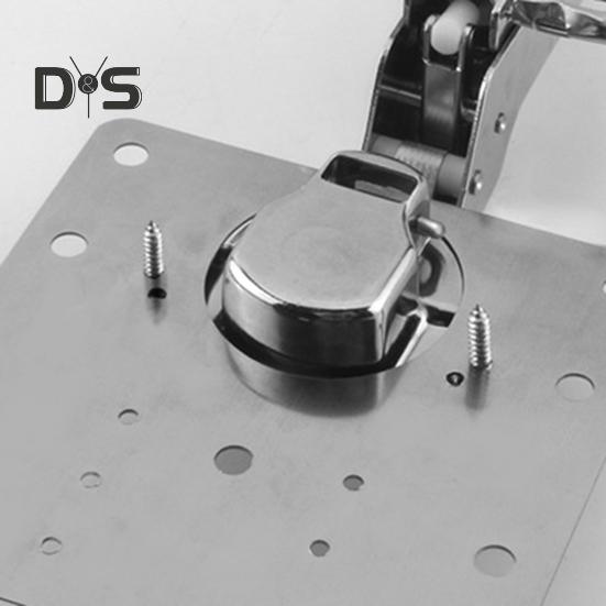 6-teiliges Reparaturplatten-Set für Schrankscharniere, rostbeständig, große Scharnier-Reparaturplatte, Reparaturset für Türscharniere, Platte mit Befestigungsschrauben