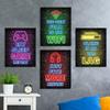 Cyberpunk Wall Art Retro Abstract Letter Poster Bar Bedroom Gaming Room Wall Decor Futuristic Background Artwork