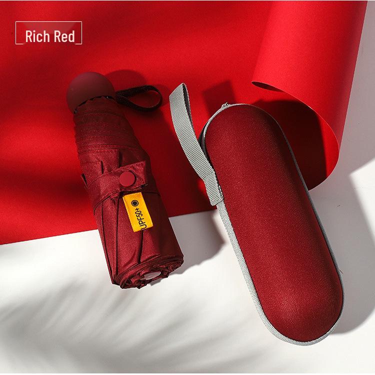 

Женский ультралегкий мини-зонт от солнца со скидкой 50% - Компактный, портативный, складной капсульный дизайн 50cm*6k