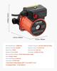 Hot Water Recirculating Pump, 38 LPM, Instant Circulation Circulator Pump System, 3-Speed Control, 100W, AC 220-240V, G3/4 In To G1/2 In Adapter, Cast