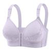 European Plus Size Wireless Front Closure Bra for Middle-Aged and Elderly – Comfortable Push-Up Design