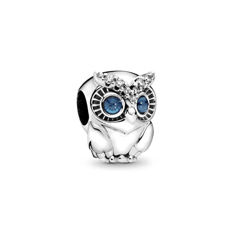 Animal Series Bead Dog Owl Turtle Fox Teddy Bear Dangle Charm Fit Original European 925 Sterling copper Bracelet DIYZircon Gift