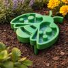 StakeMounted Bee Waterer MultiCompartment FlowerShaped Watering Station Raised Tray