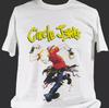 Camiseta Blanca de Algodón Pesado Vtg CIRCLE JERKS Banda Talla Única Hombre Mujer