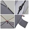 Beach Tent for 3 Persons Gray Quick Release Waterproof