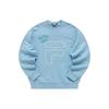 Logo Print Sports Pullover Crewneck Sweatshirt Men Sweatshirt Daffodil-Blue T11U216201F-LB