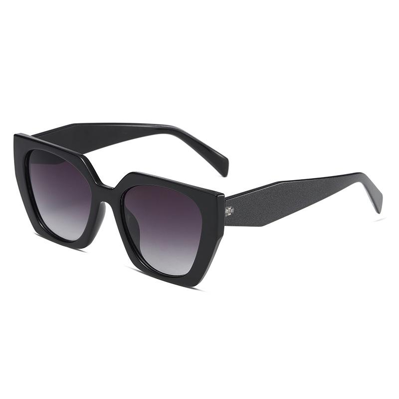 3282 Large Frame European & American Fashion High-End Polygon Cat Eye Sunglasses - Unisex UV Protection