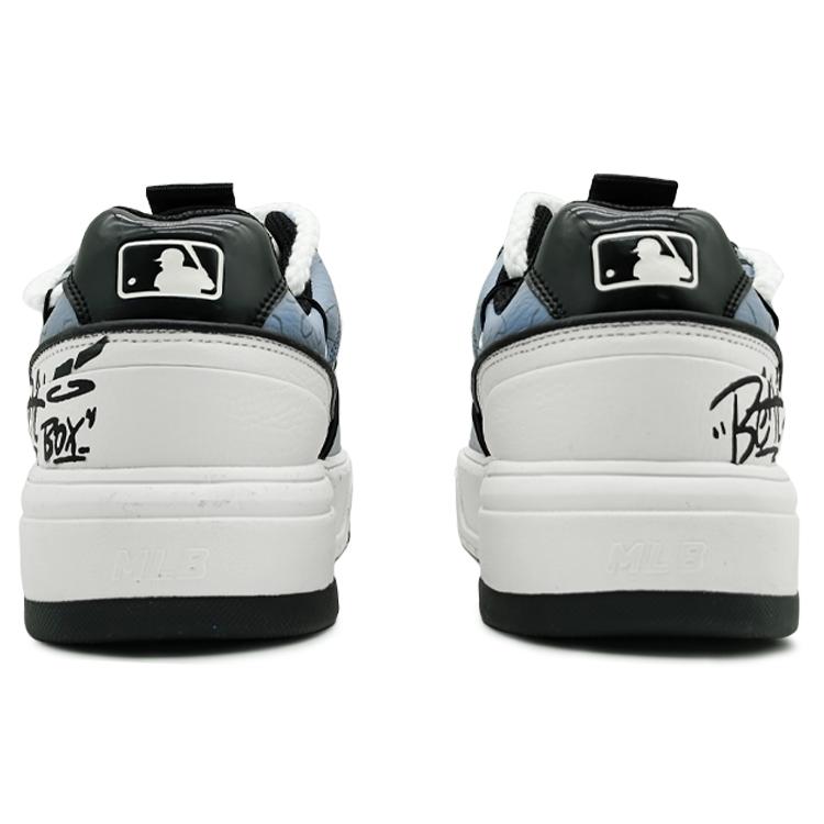 MLB Chunky Liner Low top Skateboard Shoes Unisex Blue Gray 3ASXCA12N-50WHS(Team131-S)