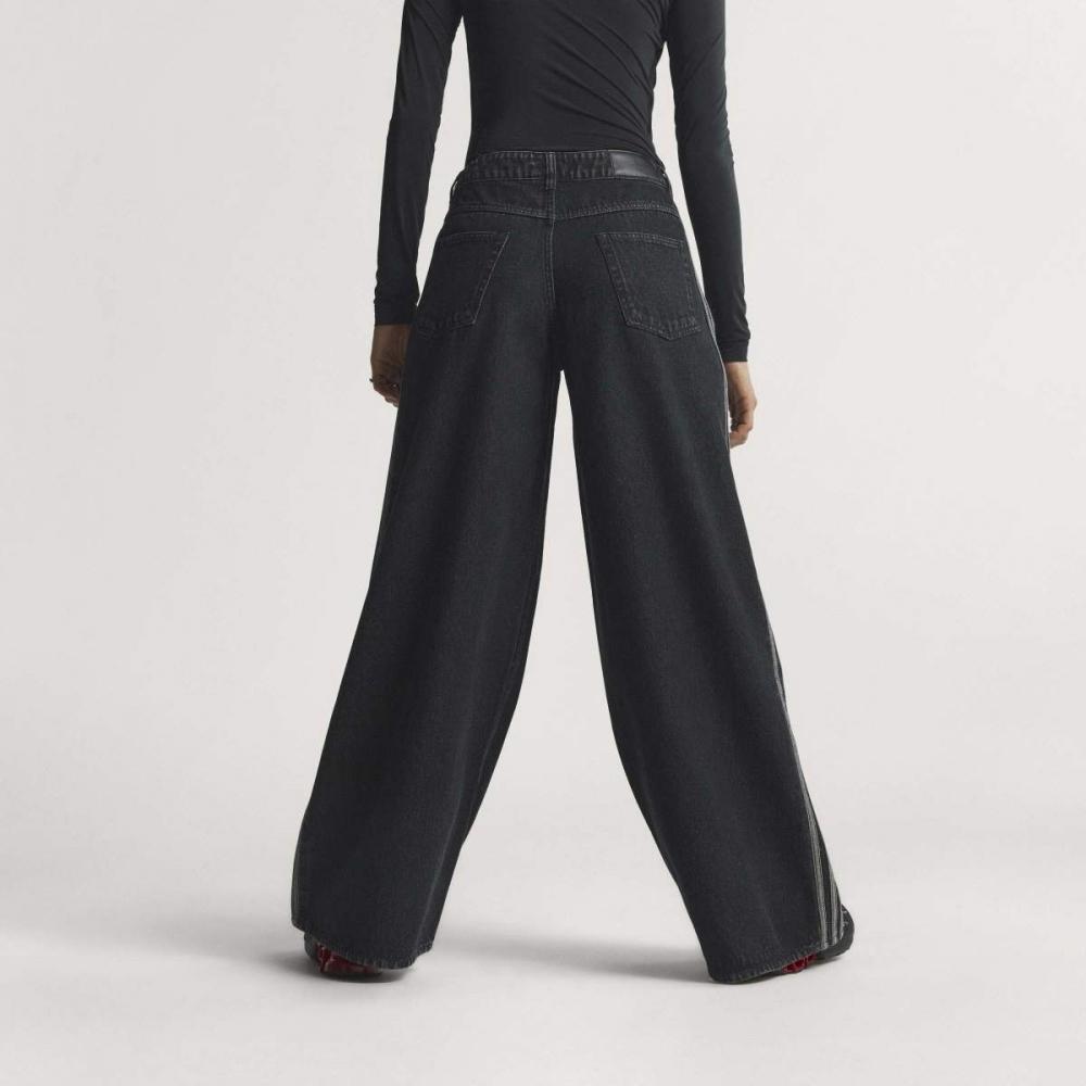 Adidas Firebird Adilenium Denim Pants With Button Closure  Kd2905 