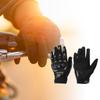 Motoforti Motorcycle Gloves Motorcycle Gloves for Driving Anti-Slip Shockproof Breathable 1 Pair Black Gray L