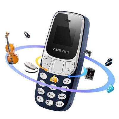 Handy - USLION - L8STAR BM10 - Volltastatur - Dual-SIM - Bluetooth - Mini-Format blau