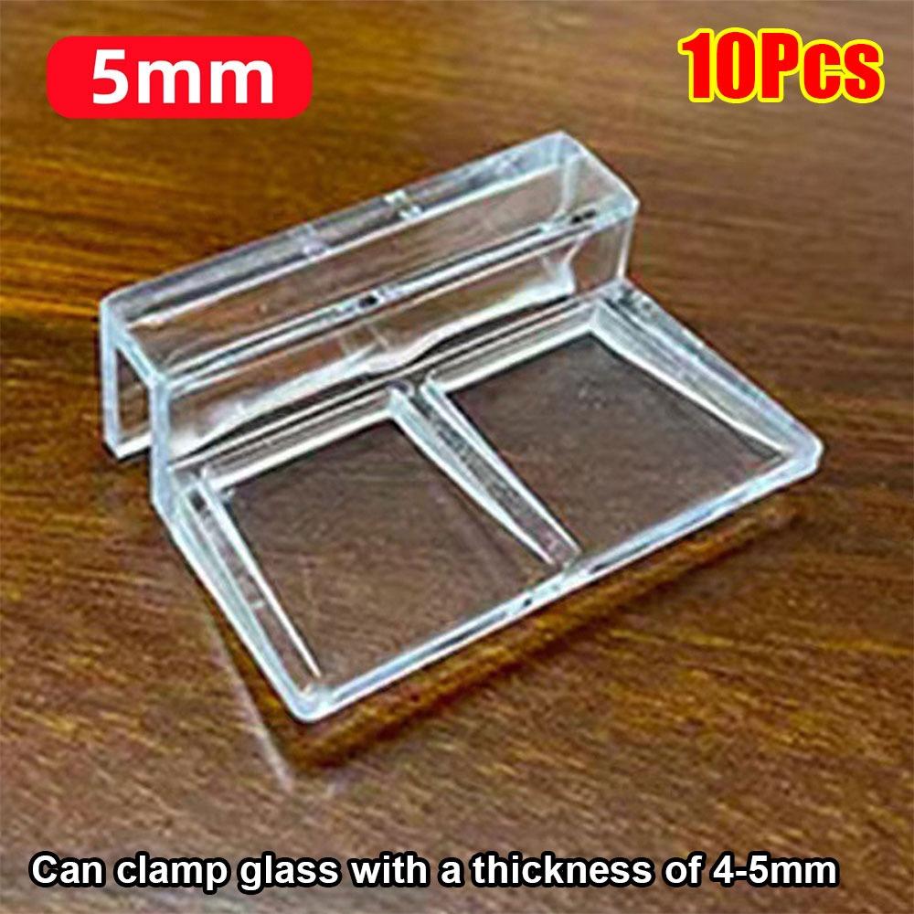 10Pcs New Width 5/6/8/10/12mm Fish Tank Bracket Transparent Acrylic Glass Lid Clip Support Holders Clip Aquarium Accessories