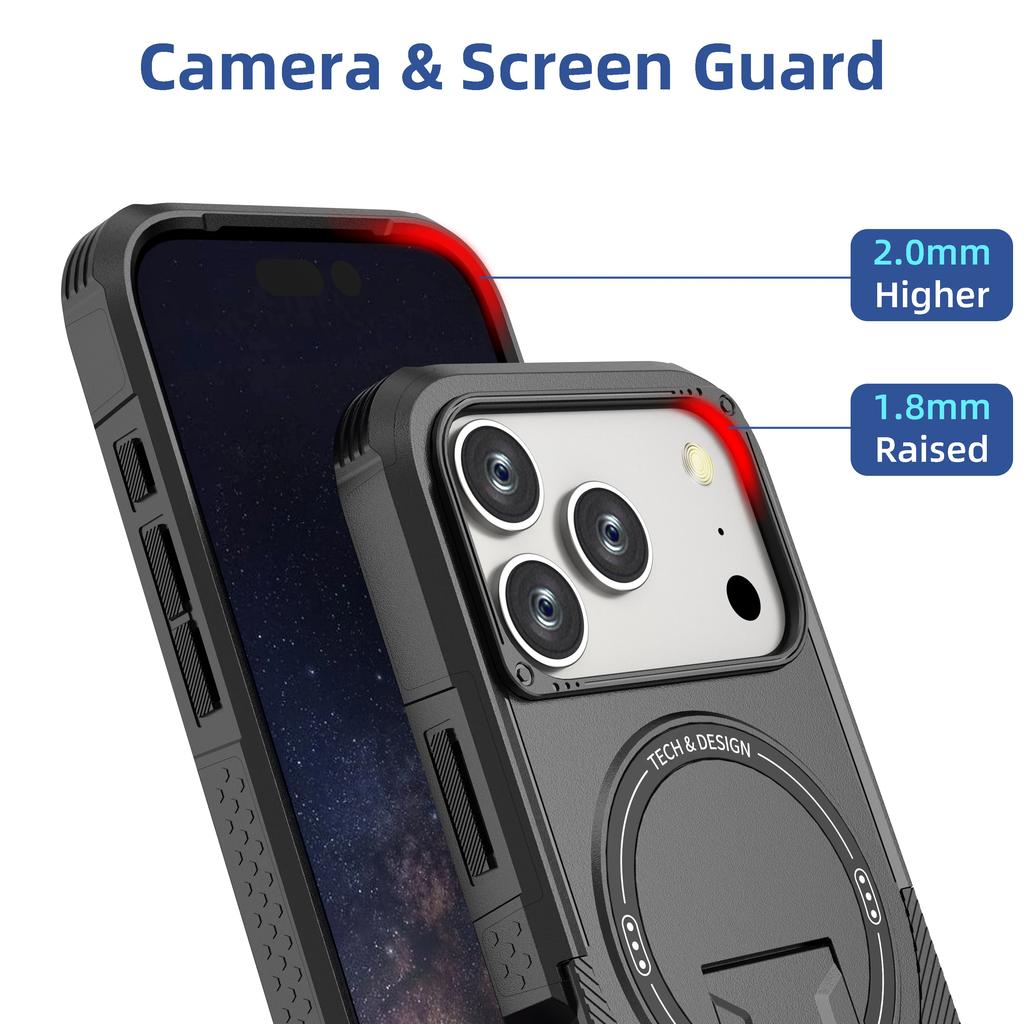 Doppelschichtige rutschfeste Schutzhülle für iPhone 17 Pro Max 16 Plus iPhone17 17 Air 15 14 12 13 16e iPhone15 Hart Handy Tasche