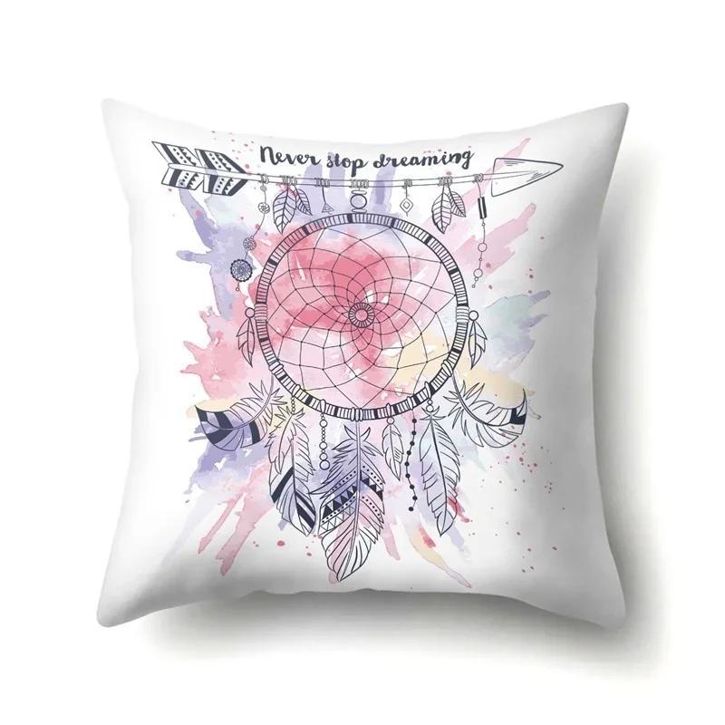 Boho Cushion Cover Dream Catcher Cushion for Home Sofa Chair Decoration Pillowcase Car Ornament 45*45cm