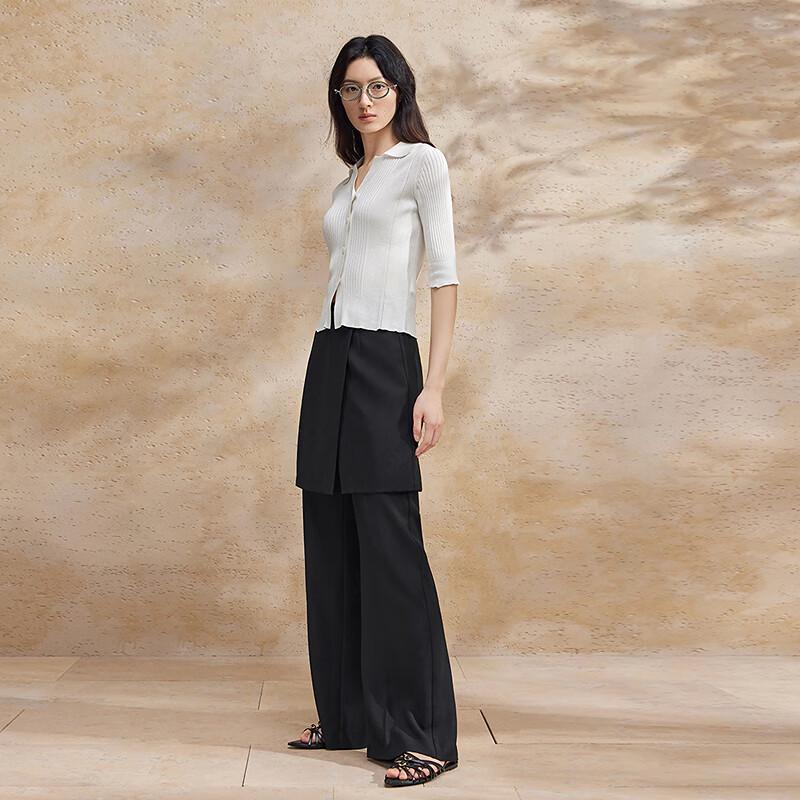 broadcast Women's High-Waist Flared Casual Trousers