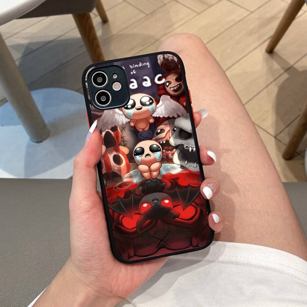 Game The B-Binding Of I-Isaac Phone Case For IPhone 16 15 14 13 12 11 Pro Max Plus X XS MAX Black Matte Phone Fundas