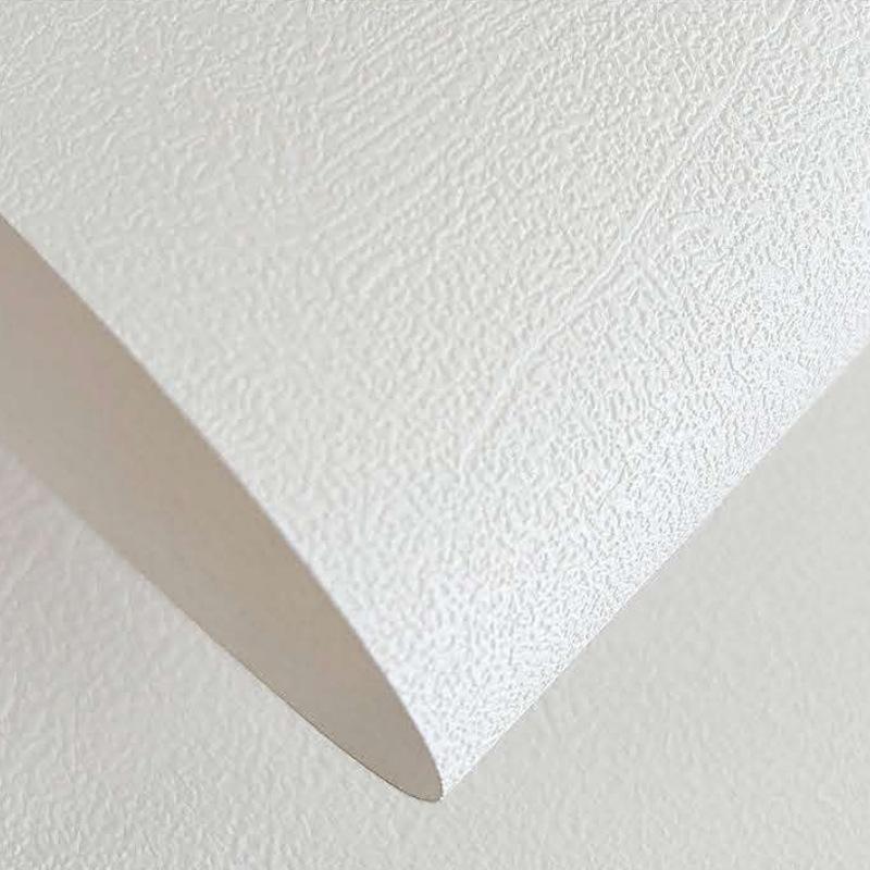 Modern Minimalist Pure White Wallpaper Living Room Bedroom Hotel Corridor Waterproof Linen Wallpaper 3D