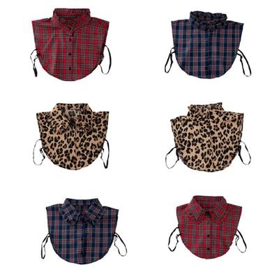 Colletto traspirante staccabile per comfort Indossabile Decorativo per il collo Finto colletto per maglione camicia Miglioramento dell'outfit
