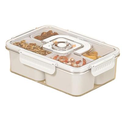 ABS Snackle Box Behälter Mit Zeiterfassung Party Oder Picknick Snackschalen Mit Fächern Snackboxen