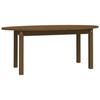 VidaXL Table basse Marron miel 110x55x45 cm Bois massif de pin 822345