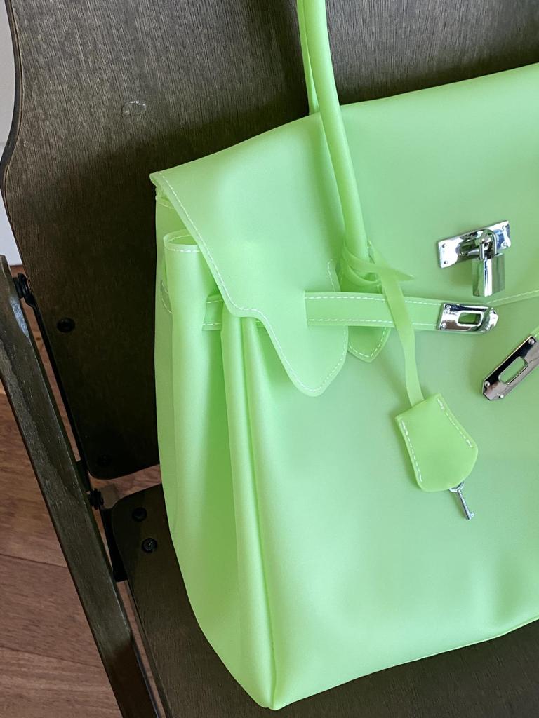 Borsa a Mano Trendy Coreana Colore Macaron Gelatina - Borsa a Spalla Singola Sottobraccio