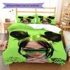 Billie Eilish Pattern Bedding,Quilt Set Quilt Cover Pillowcase Home Birthday Gift (1 * Duvet Cover + 2 * Pillowcase, Without Core)