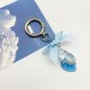 Stylish Conch Bowknot Keychain Stylish and Unique Keyrings Decoration Fashionable Accessory for Purses or Backpacks