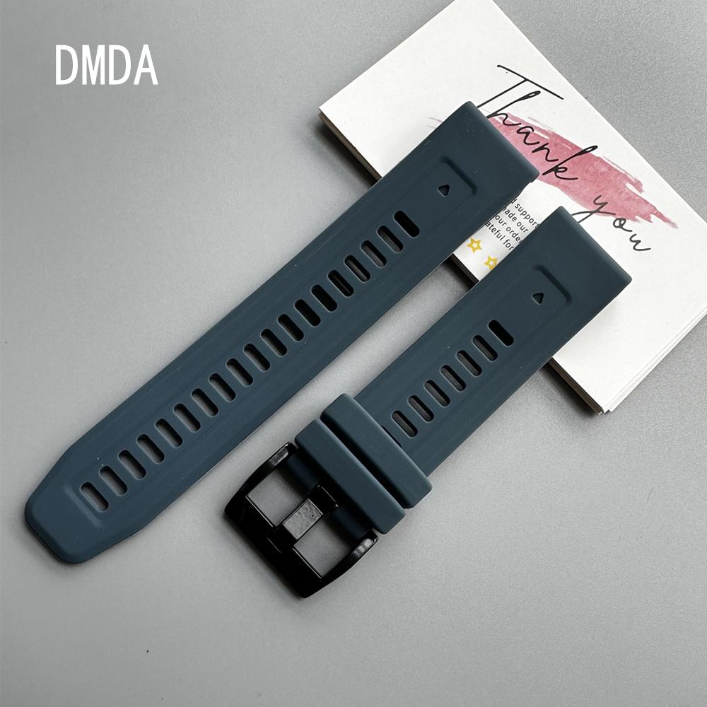 QuickFit 22mm 26mm Strap For Garmin Quatix 8 7 6 5 Sapphire Tactix 8 7 Pro Delta Bravo Silicone Band Fenix 7X 7 6X 6 5X Bracelet