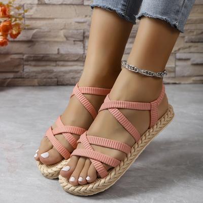 Women's Fashion Trend Anti-slip Wear Strap Flat Sandals
