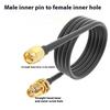 1 Piece 5m RF Extend Cable Converter Cord Copper Feeder Wire SMA To SMA Connector RG174 Router Antenna Extention Cable