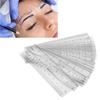 20pcs Eyebrow Template Ruler Measuring Foldable Eyebrow Stencil Microblading Ruler for Home Travel
