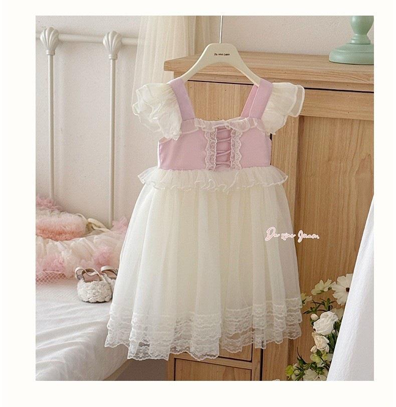 Girls Summer Mesh Layered Cake Skirt Dress, Small & Large, New Fairy Style 710605 90 cm