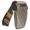 Gucci Ophidia Double G Classic Canvas Design Coated Fabric Waist Bag Large Men Waist Bag Beige Dark-Brown 839104-FAEOF-9745